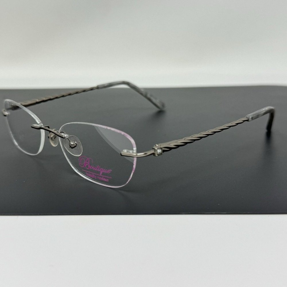 TOTALLY RIMLESS Boutique Eyeglasses Frames TR 195 Satin  51 [] 17 140